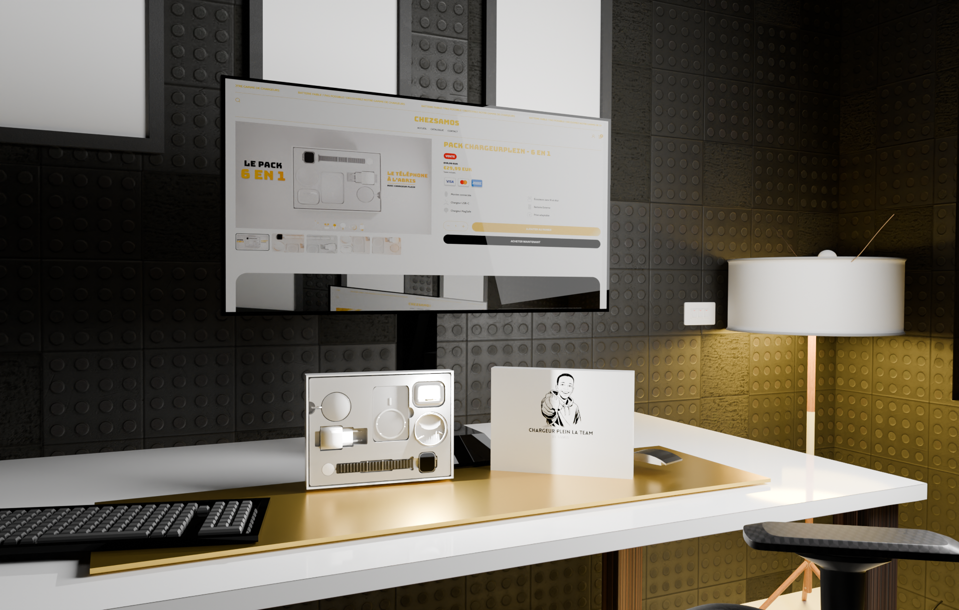 Setup connecté premium avec le pack Samos