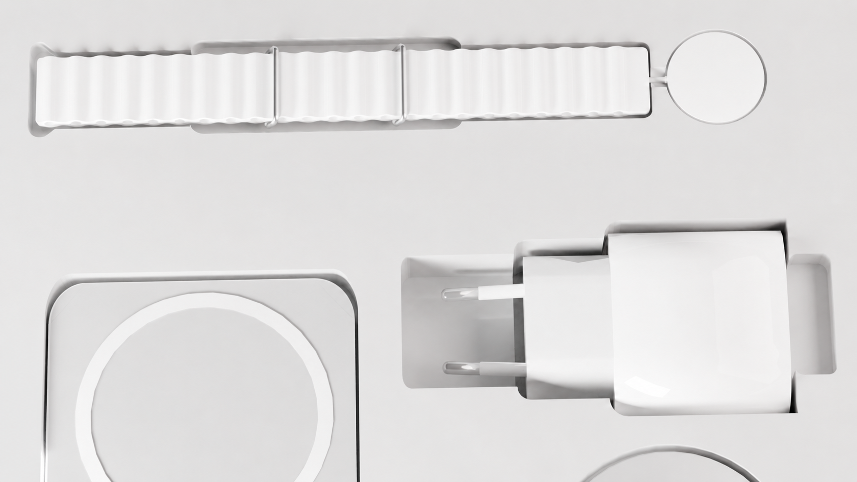Bracelet Apple Watch et chargeur MagSafe du pack